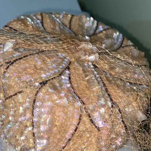 Really Cute Beige Topper/PB Hat/ Church by Coralie - Picture 6 of 11